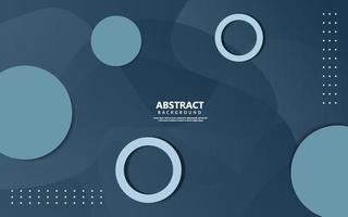 abstract blue background with circle vector