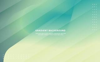 Abstract gradient green background vector