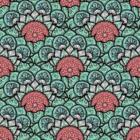 Mandala Seamless Pattern vector