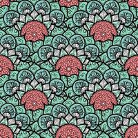 Mandala Seamless Pattern vector