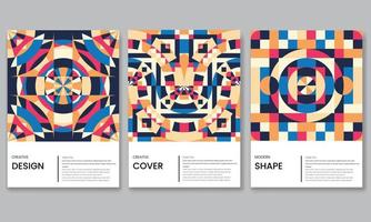 Abstract background for cover, notebook or flyer. Portfolio geometric design vector set.Minimal brochure layout and modern business template.