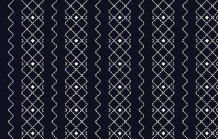 Ethnic abstract ikat art. Geometric pattern seamless. Design for fabric, curtain, background, carpet, wallpaper, clothing, wrapping, Batik, fabric. Vector illustration.