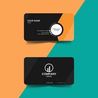 business card design template. black and white business card. minimal business card. business card. card design. vector