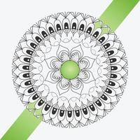 Colorful Creative luxury decorative mandala background design template vector