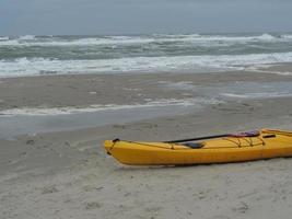 la playa de juist en alemania foto