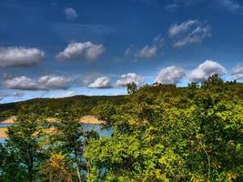 lake near waldeck in germany photo