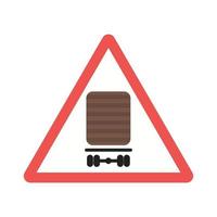 Dangerous Vehicle Flat Multicolor Icon vector