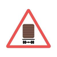 Dangerous Vehicle Flat Multicolor Icon vector