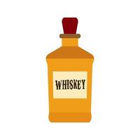 Whiskey Flat Multicolor Icon vector