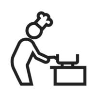 Cooking Line Icon vector