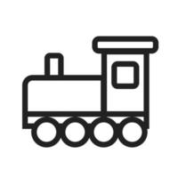 Toy Train I Line Icon vector