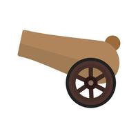 Cannon Flat Multicolor Icon vector