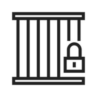 Locker Room Line Icon vector