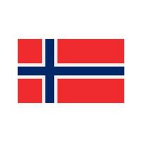 Norway Flat Multicolor Icon vector