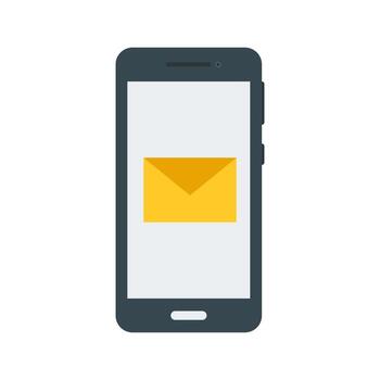Email App Flat Multicolor Icon vector