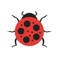 Bug Flat Multicolor Icon vector