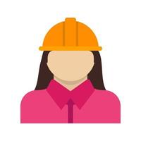 trabajador de la industria ii icono multicolor plano vector