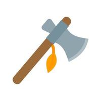 Axe Flat Multicolor Icon vector