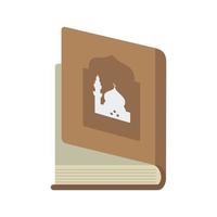 Religious Book Flat Multicolor Icon vector