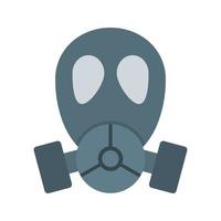 Oxygen Mask Flat Multicolor Icon vector
