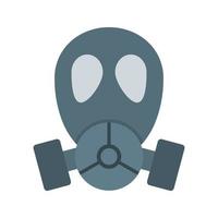 Oxygen Mask Flat Multicolor Icon vector