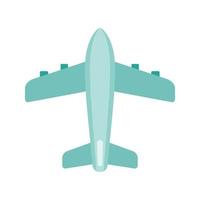 Aeroplane Flat Multicolor Icon vector