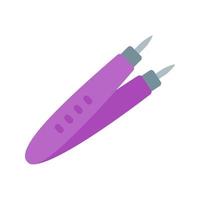 Forceps II Flat Multicolor Icon vector