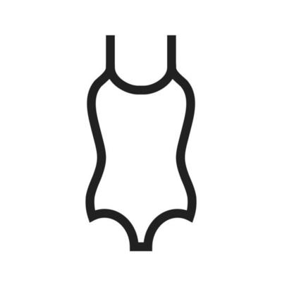 Swimming Vest Line Icon