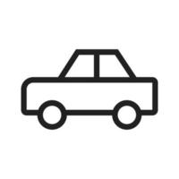 Toy Car II Line Icon vector