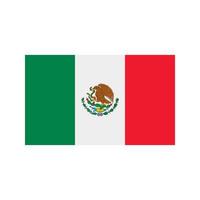 Mexico Flat Multicolor Icon vector