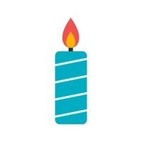 Candlestick Flat Multicolor Icon vector