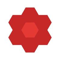 Organizational Structure Flat Multicolor Icon vector