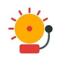 Alarms Flat Multicolor Icon vector