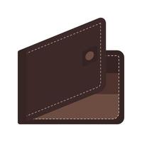 Wallet Flat Multicolor Icon vector