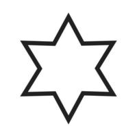Star III Line Icon vector