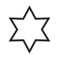 Star III Line Icon vector