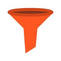 Funnel Flat Multicolor Icon vector