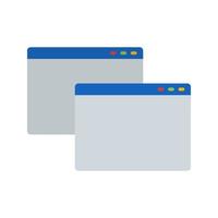 Windows Flat Multicolor Icon vector