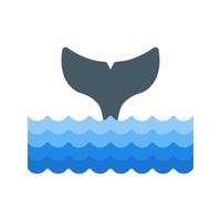 Oceans Flat Multicolor Icon vector