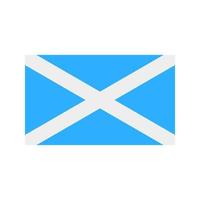 Scotland Flat Multicolor Icon vector