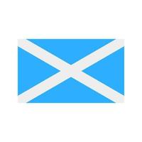 Scotland Flat Multicolor Icon vector