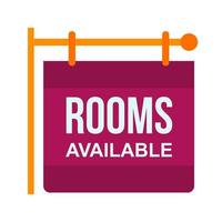 Rooms Flat Multicolor Icon vector