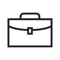 Briefcase Line Icon vector