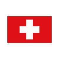 Switzerland Flat Multicolor Icon vector