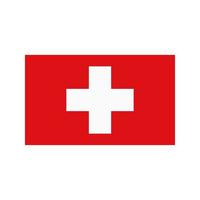 Switzerland Flat Multicolor Icon vector