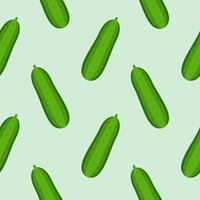 cucumber seamless pattern vector illustration