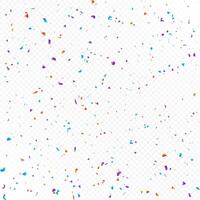 Colorful Confetti Falling Background Free Vector and PNG