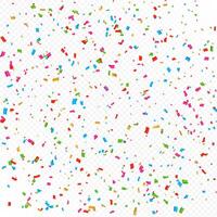 Colored Confetti Background vector