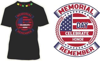 día conmemorativo celebrar honor recordar vector
