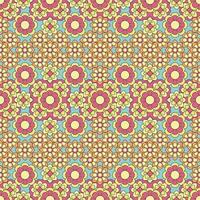Abstract seamless flower pattern. Repeat pattern. vector